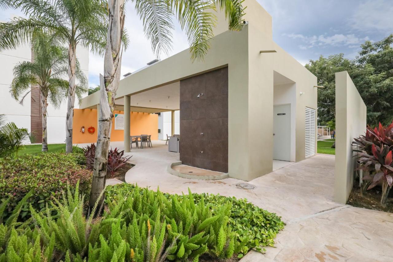 Departamento Lirios Residencial Para 5 Alberca Канкун Екстер'єр фото