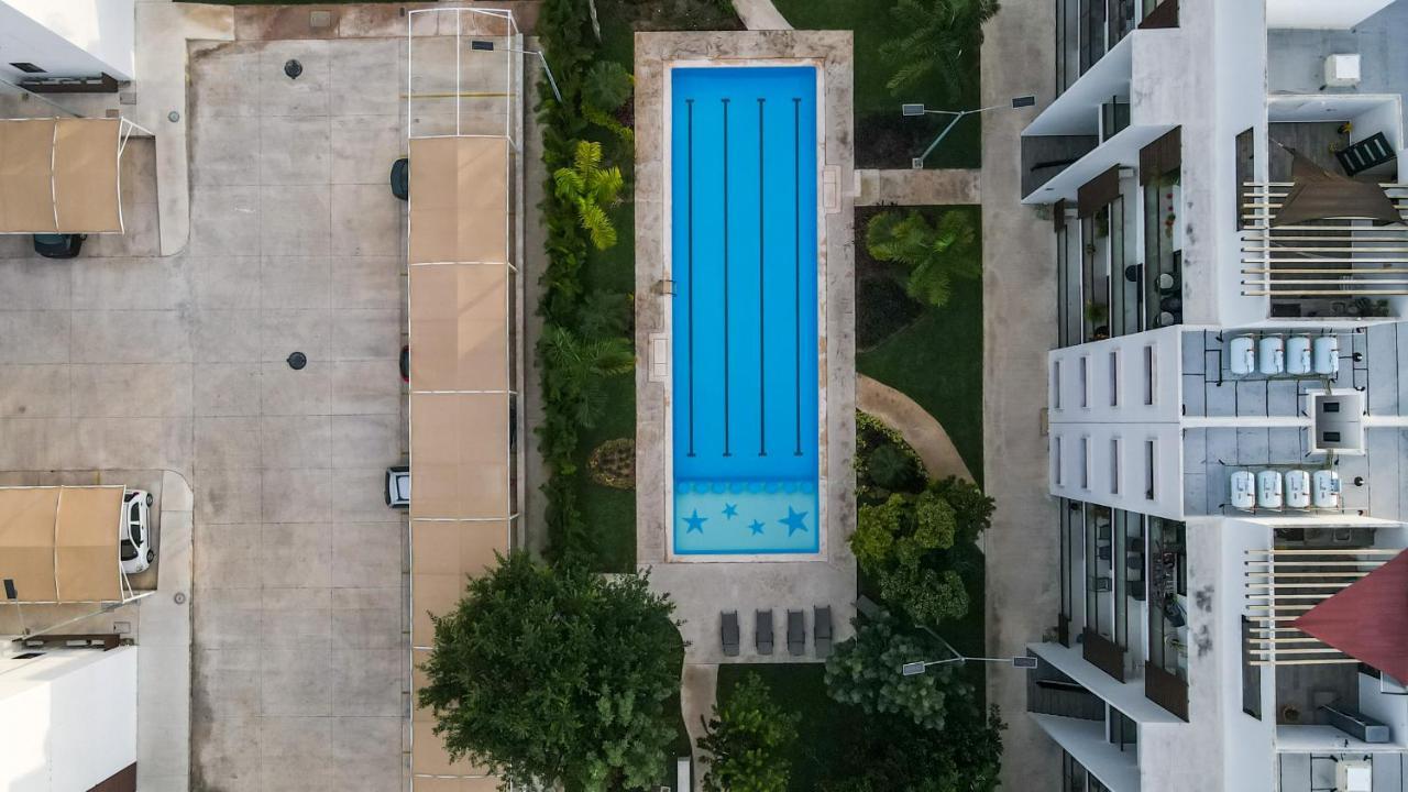 Departamento Lirios Residencial Para 5 Alberca Канкун Екстер'єр фото